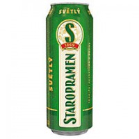 Staropramen světlé pivo 4x500ml plech